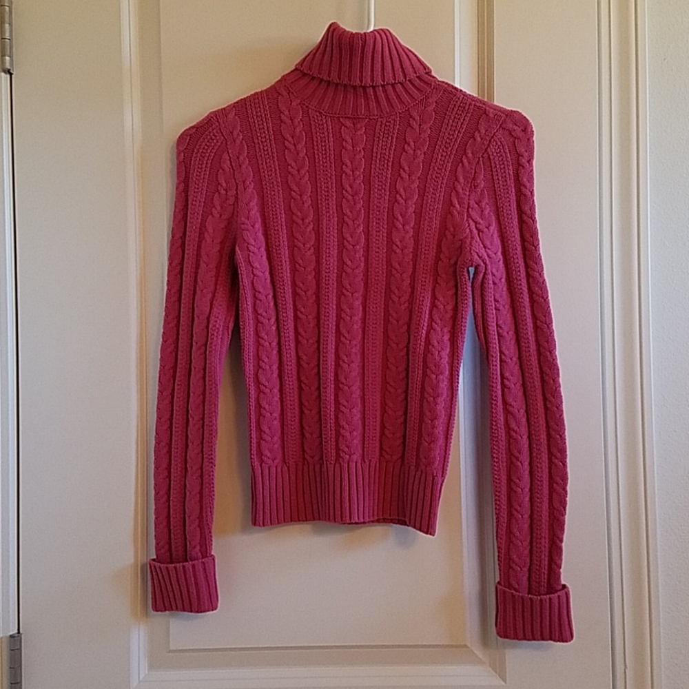 NWT Cable Knit Turtleneck Sweater